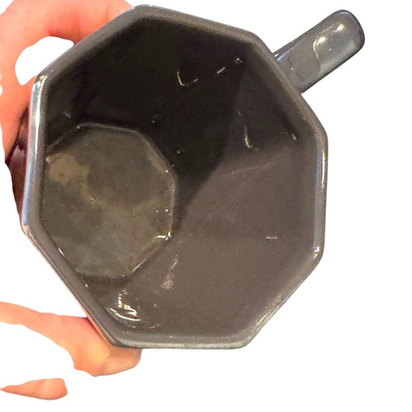 Geometric Starbucks silver Gray Mug - Picture 4 of 4